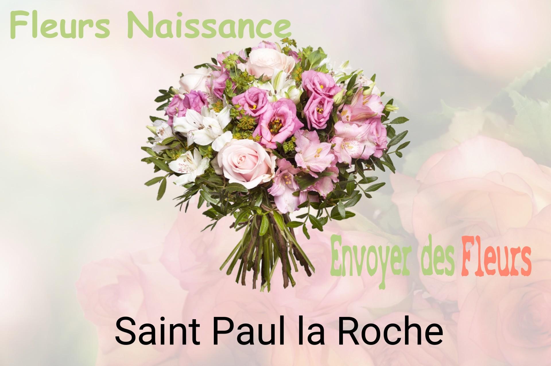Bouquet de fleurs de naissance livré à Saint-Paul-la-Roche